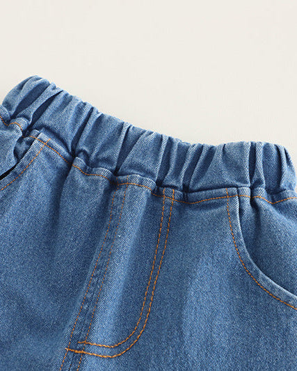 Conjunto infantil 3 piezas dinosaurios para niño: camiseta estampada, interior ligero y pantalón vaquero en España