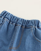 Conjunto infantil 3 piezas dinosaurios para niño: camiseta estampada, interior ligero y pantalón vaquero en España