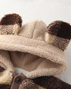 Conjunto ropa bebé invierno 2 piezas: chaqueta acolchada con capucha y pantalón elástico infantil con bolsillos panda en España