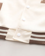 Conjunto niño invierno 3 piezas con chaqueta varsity, camiseta interior y pantalón largo,ropa infantil invierno en España