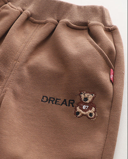 Conjunto niño invierno 3 piezas con chaqueta varsity, camiseta interior y pantalón largo,ropa infantil invierno en España