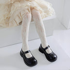 Medias tipo panty con diseño de malla decorativa elegante