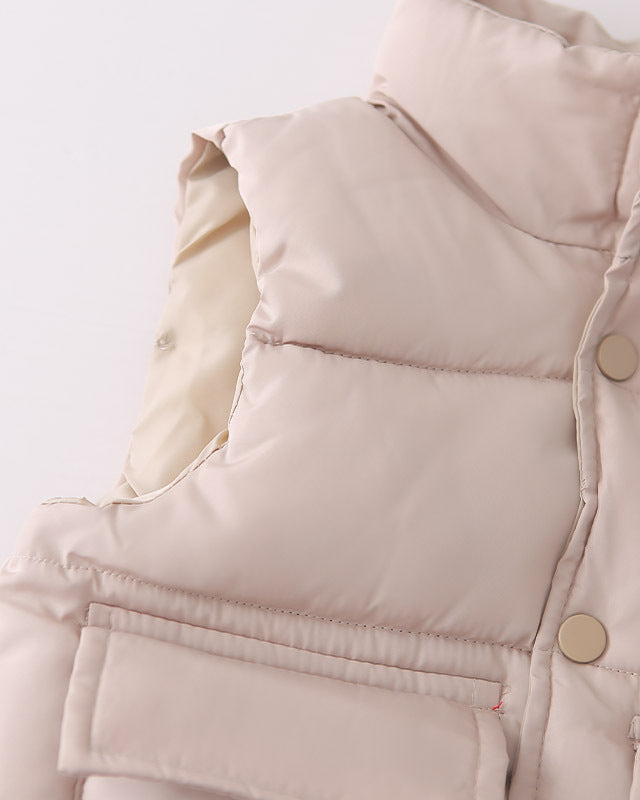 Conjunto de invierno bebé 3 piezas | ropa bebé invierno: sudadera, chaleco acolchado y pantalón con cintura elástica en España