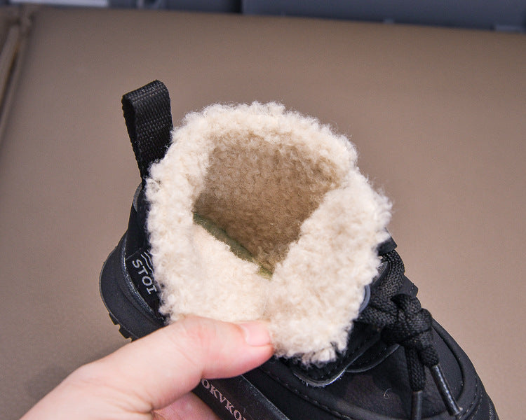 Botas de invierno cálidas con forro de piel suave en España