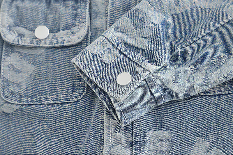 conjunto vaquero 3 piezas con chaqueta denim, camiseta de algodón y pantalón vaquero,Ideal para clima otoñal  en España