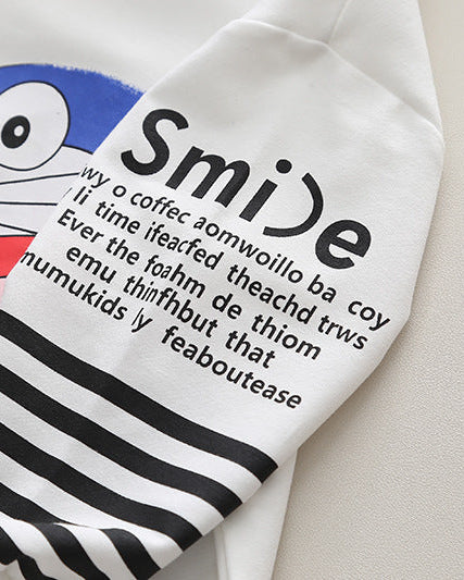 Conjunto niño 3 piezas ropa infantil: chaqueta sin mangas, sudadera Doraemon y pantalón deportivo en España