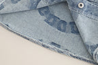 conjunto vaquero 3 piezas con chaqueta denim, camiseta de algodón y pantalón vaquero,Ideal para clima otoñal  en España