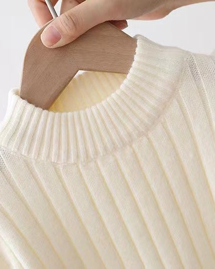 Jersey Infantil de Punto Acanalado Suave, Cálido y Elegante para el Invierno