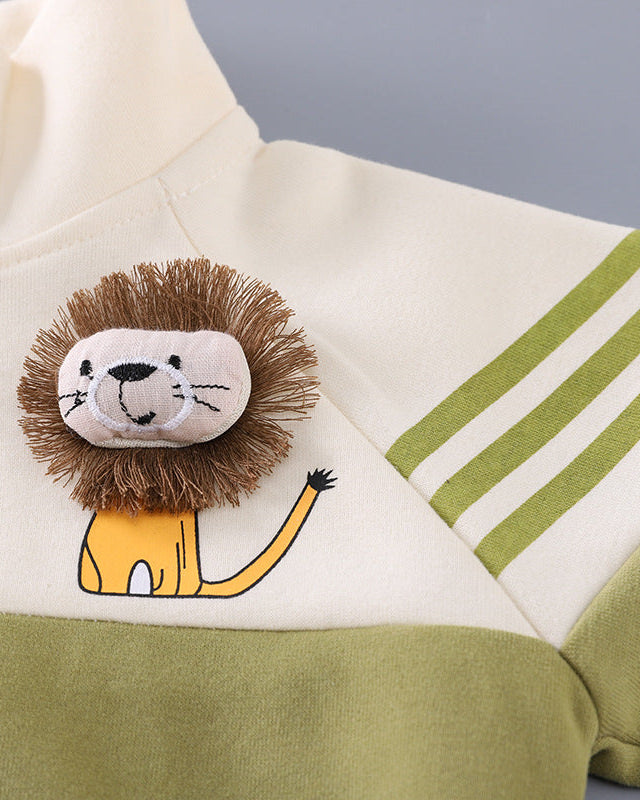 Conjunto deportivo niño 3 piezas con chaqueta, camiseta interior, pantalón y mini mochila chándal infantil invierno en España