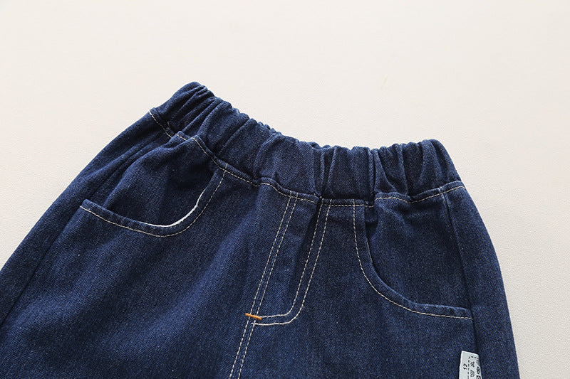 Conjunto niño 3 piezas ropa infantil: camisa, camiseta y pantalón vaquero en España