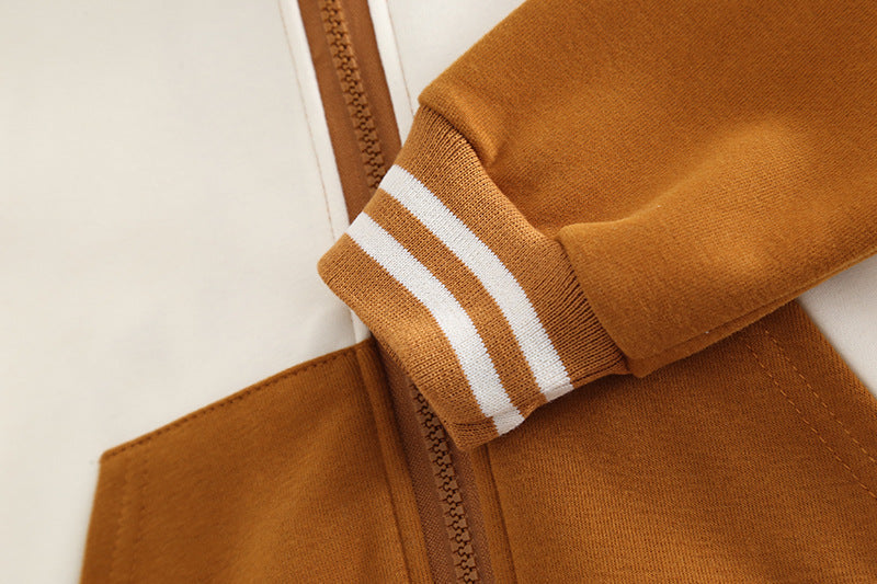 Conjunto infantil 3 piezas invierno niño . sudadera interior, chaqueta con capucha y pantalónropa bebé en España