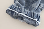 conjunto vaquero 3 piezas con chaqueta denim, camiseta de algodón y pantalón vaquero,Ideal para clima otoñal  en España