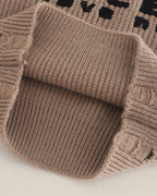 Conjunto niño 3 piezas casual moderno con chaleco de punto, ropa infantil niño,Ideal para clima otoñal en España