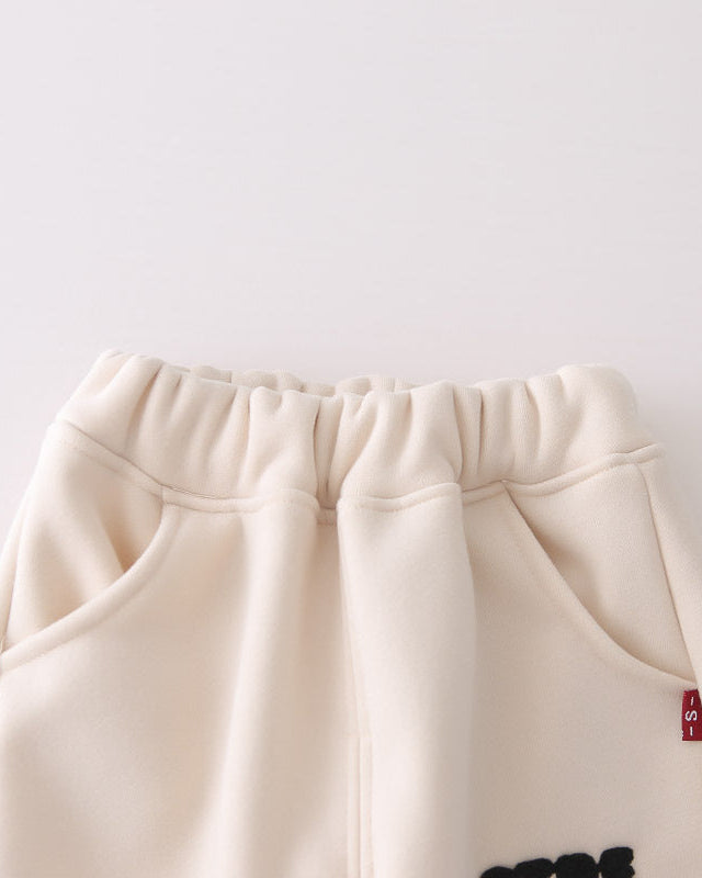Conjunto de invierno bebé 3 piezas | ropa bebé invierno: sudadera, chaleco acolchado y pantalón con cintura elástica en España