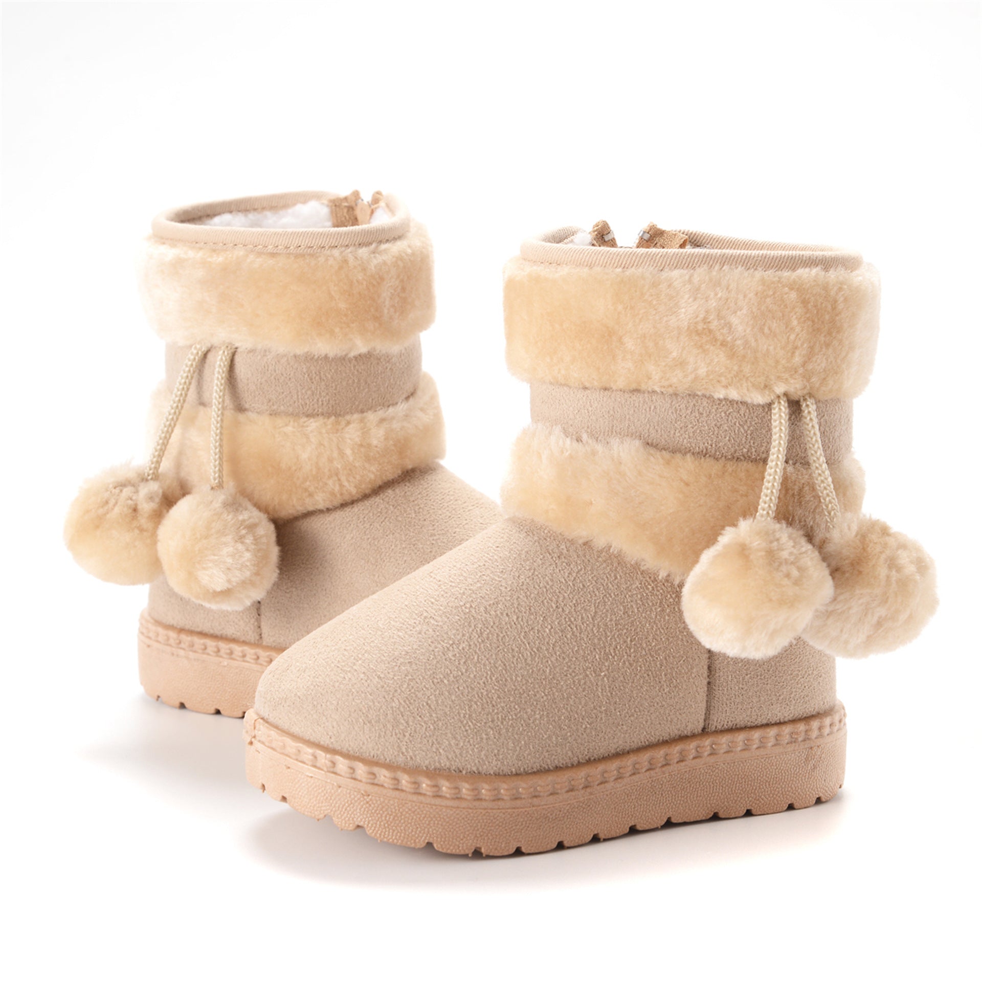 Bota cálida forrada de piel para el invierno en España