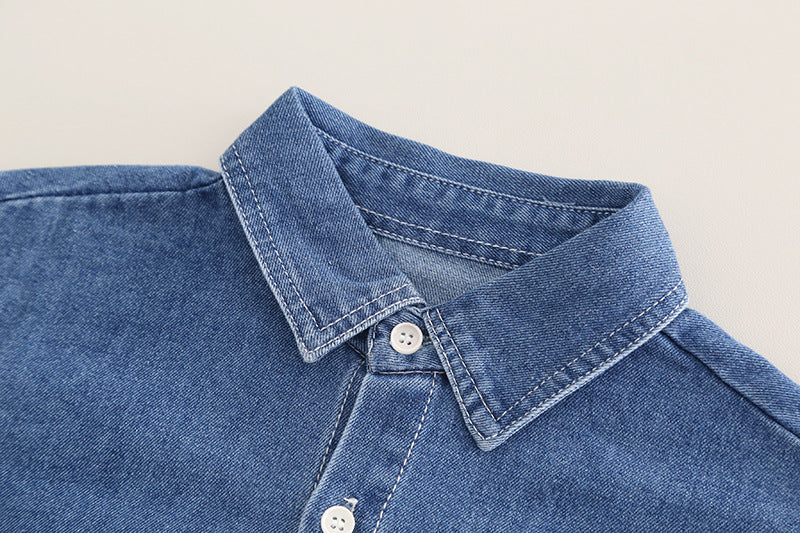 Conjunto niño 3 piezas ropa bebé invierno: camisa vaquera, suéter de lana y pantalón otoño invierno en España