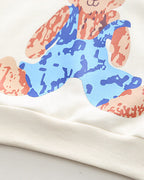 Conjunto niño 2 piezas sudadera y pantalón vaquero con estampado de oso estilo casual otoño , ropa infantil, Ideal para primavera y  verano en España