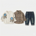 Set 3 piezas bebe invierno cómodo práctico España