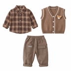 Set 3 piezas infantil invierno algodón suave moderno España