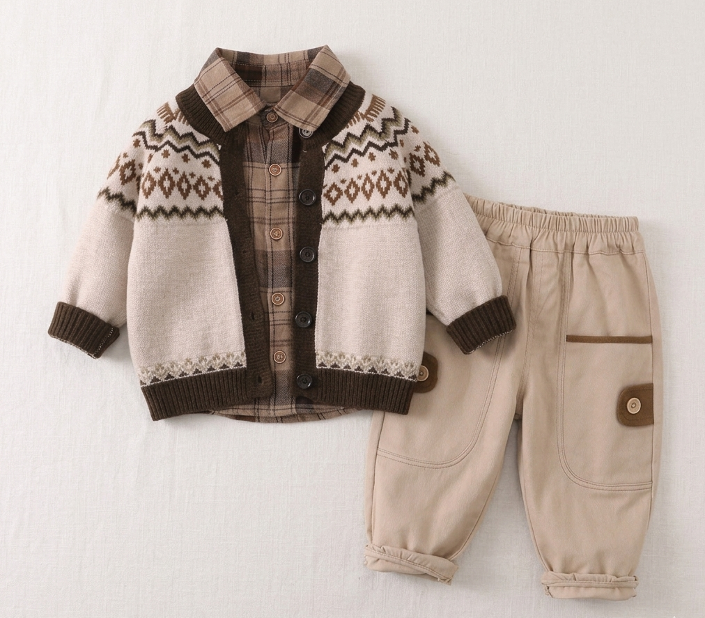 Set 3 piezas niños invierno cómodo moderno España