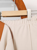 Conjunto Moderno de Algodón con Detalles de Lazos