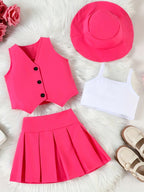 Conjunto Elegante de Verano para Niñas