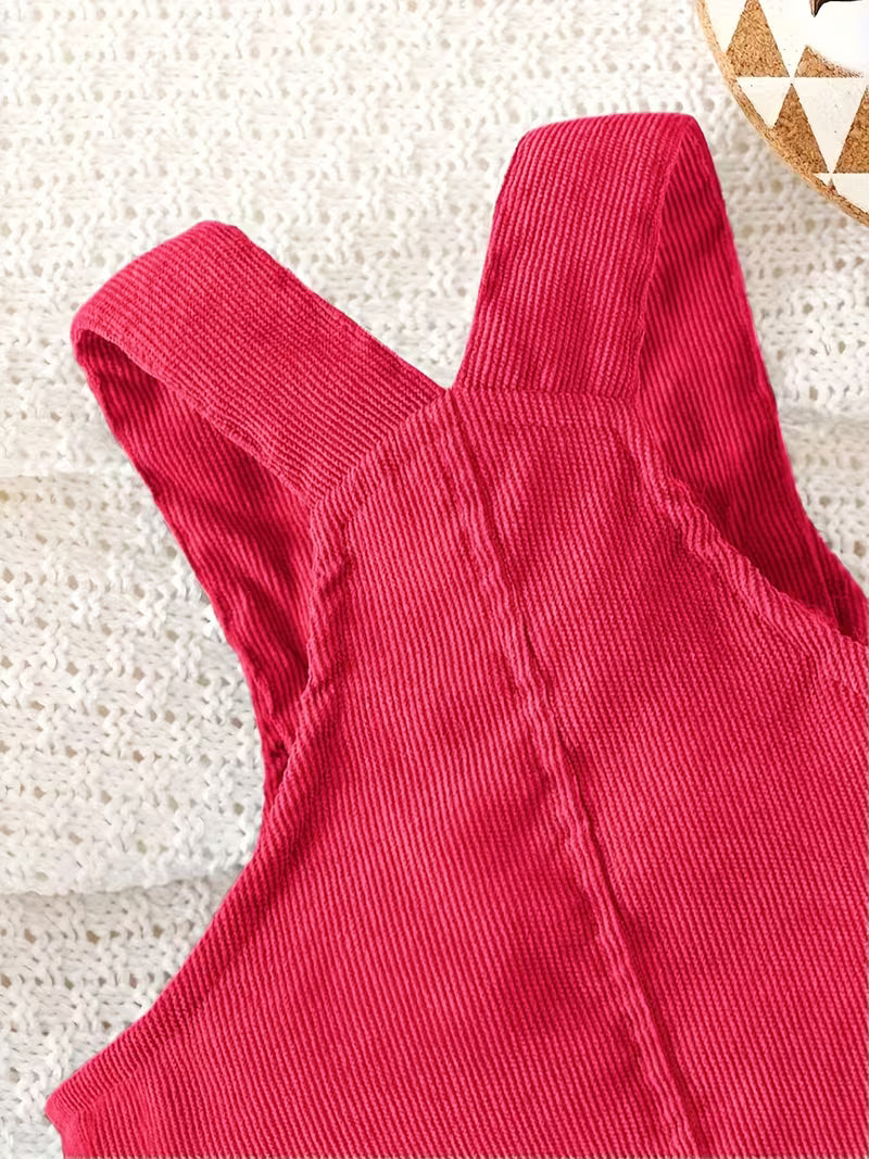 Suavidad de Pana: El Overol de Osito Perfecto