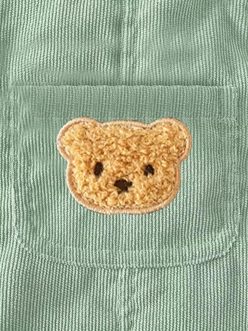 Suavidad de Pana: El Overol de Osito Perfecto