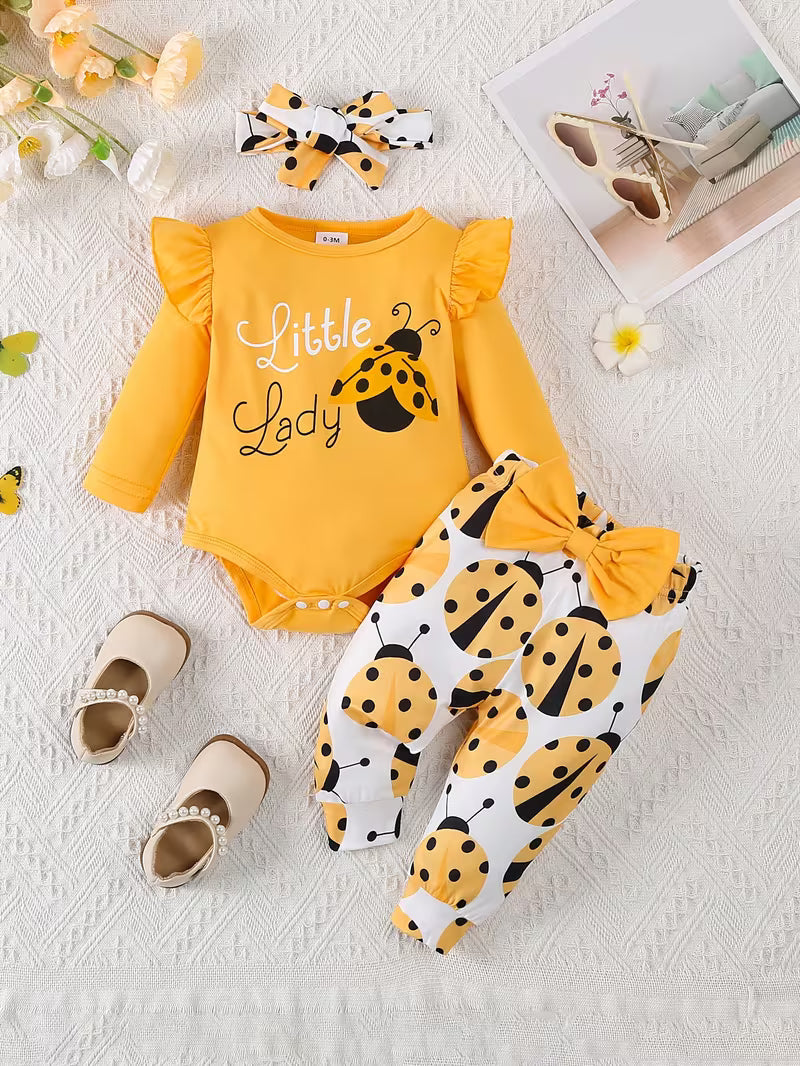 Dulce Mariquita: El Conjunto más Tierno para tu Bebé