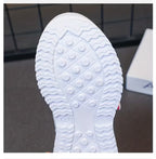 White kids sneaker sole with zigzag tread and grip dots, size 28, for comfortable play