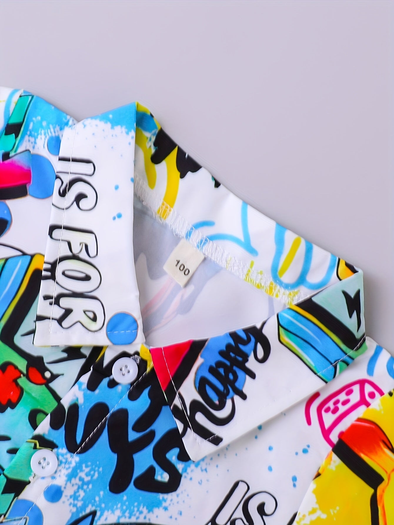 Conjunto de Verano Graffiti para Niños (3 Piezas)