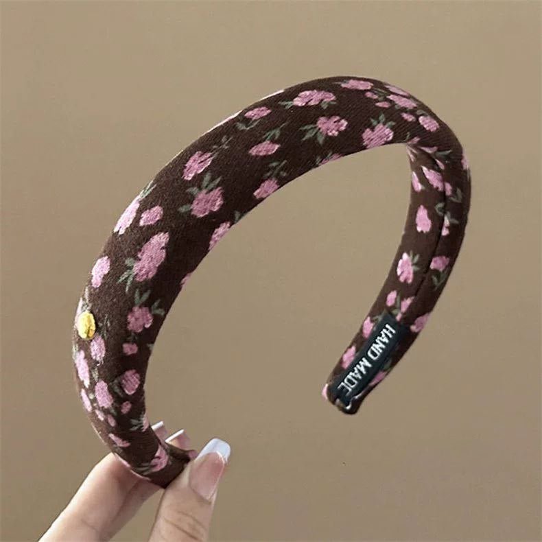 Diademas para niñas con estampados florales elegantes