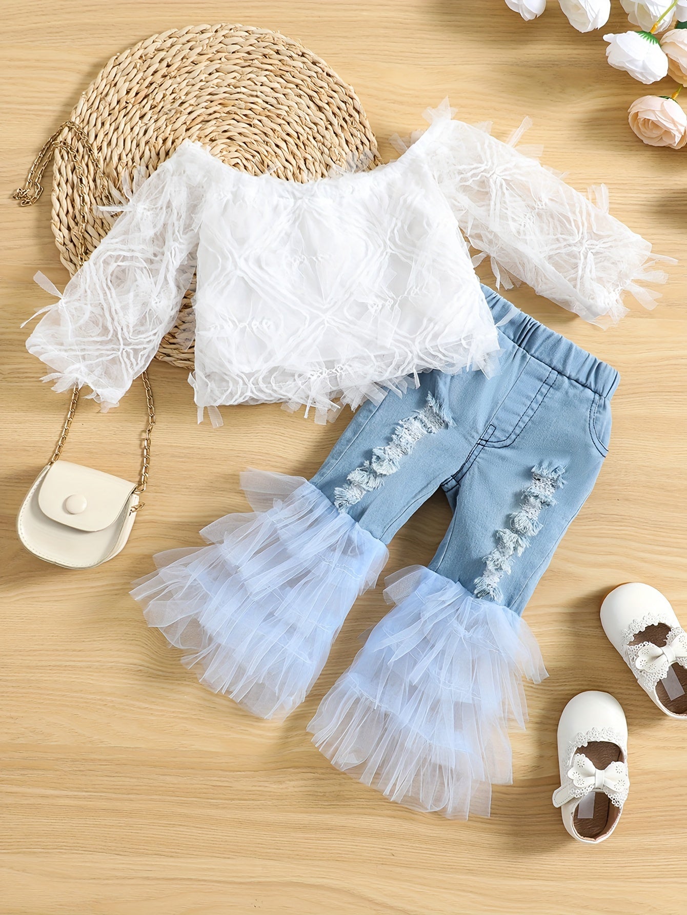 Conjunto Denim y Tul