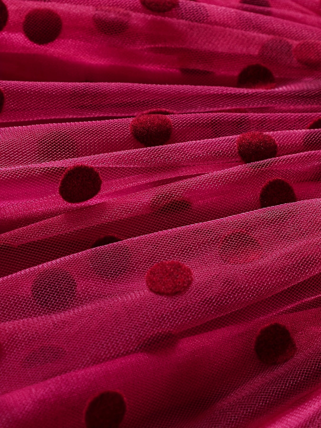 Vestido de Tul con Lunares para Niña