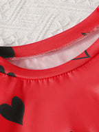 Conjunto "Sweet Kitty" Sudadera y Leggings de Corazones para Niñas