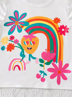 El conjunto de fresa y arcoíris para un verano inolvidable