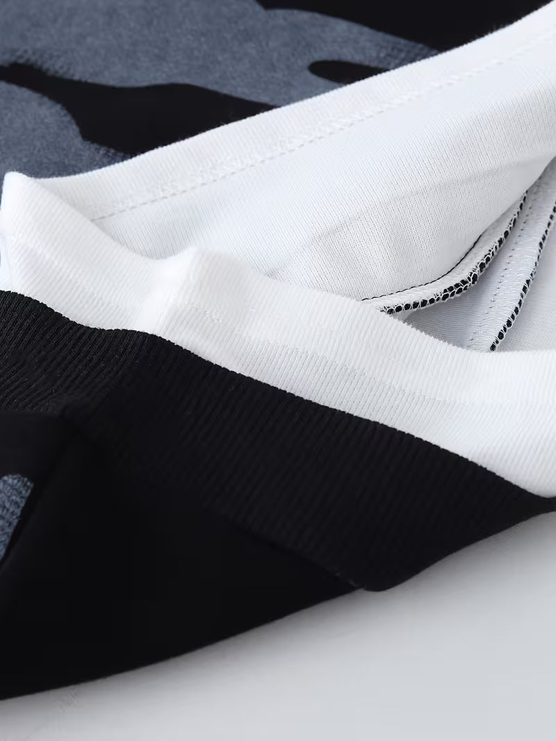 Conjunto niño sudadera y pantalón algodón estampado moderno ropa infantil en España