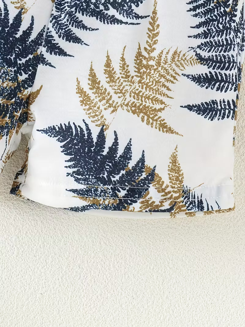 Aventura Tropical: Confort y Estilo Natural para tu Pequeño