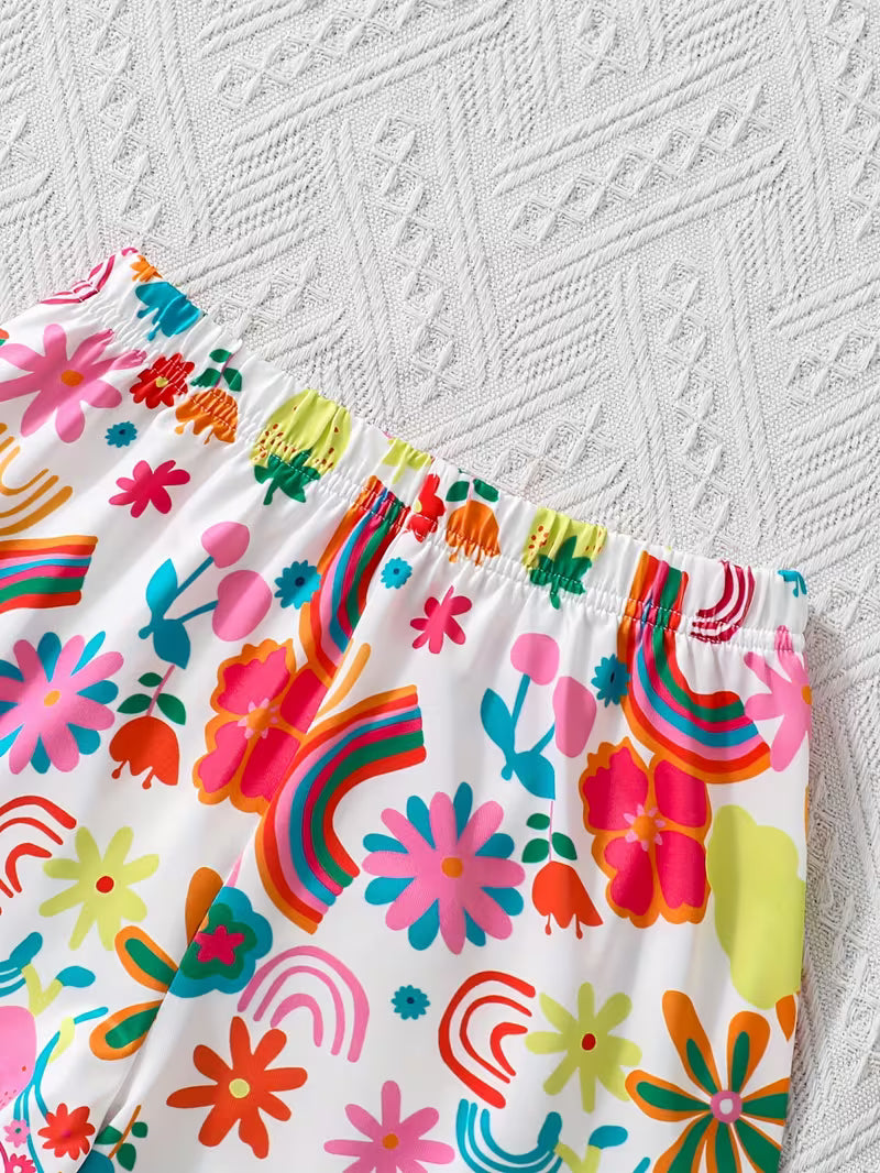 El conjunto de fresa y arcoíris para un verano inolvidable