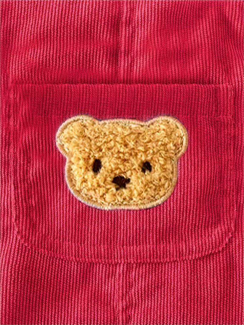 Suavidad de Pana: El Overol de Osito Perfecto