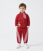 Conjunto niño invierno 2 piezas , chándal infantil con chaqueta con cremallera y pantalón deportivo con bolsillo de perrito, Ideal para primavera  en España