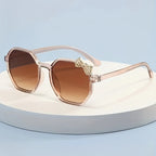 Gafas de sol para niñas con montura metálica y decoradas con un lazo 🎀