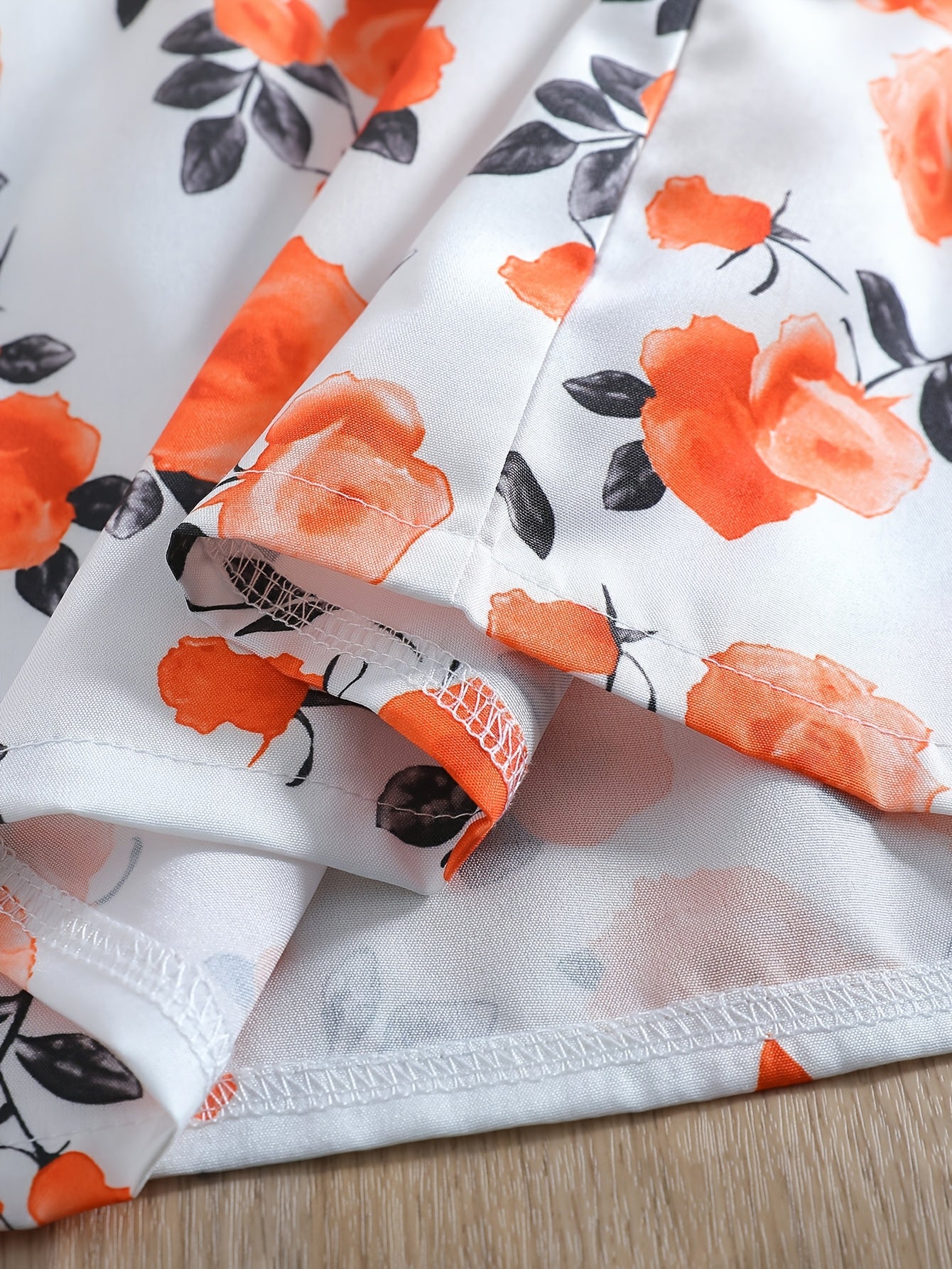 Conjunto Floral Naranja