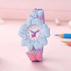 Relojes infantiles con diseños atractivos de flores y mariposas