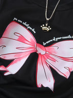 La camiseta con lazo que tu pequeña amará