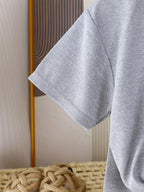 Conjunto de Verano para Niños: Camiseta y Pantalón Corto Gris