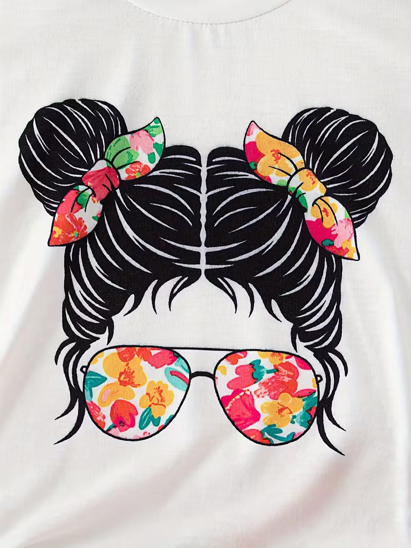 Top de volantes y falda mágica para días especiales