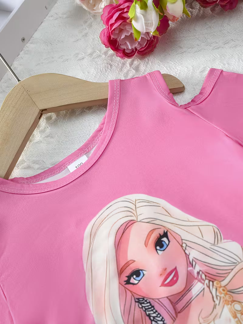 Conjunto de 2 Piezas con Hombros Descubiertos para