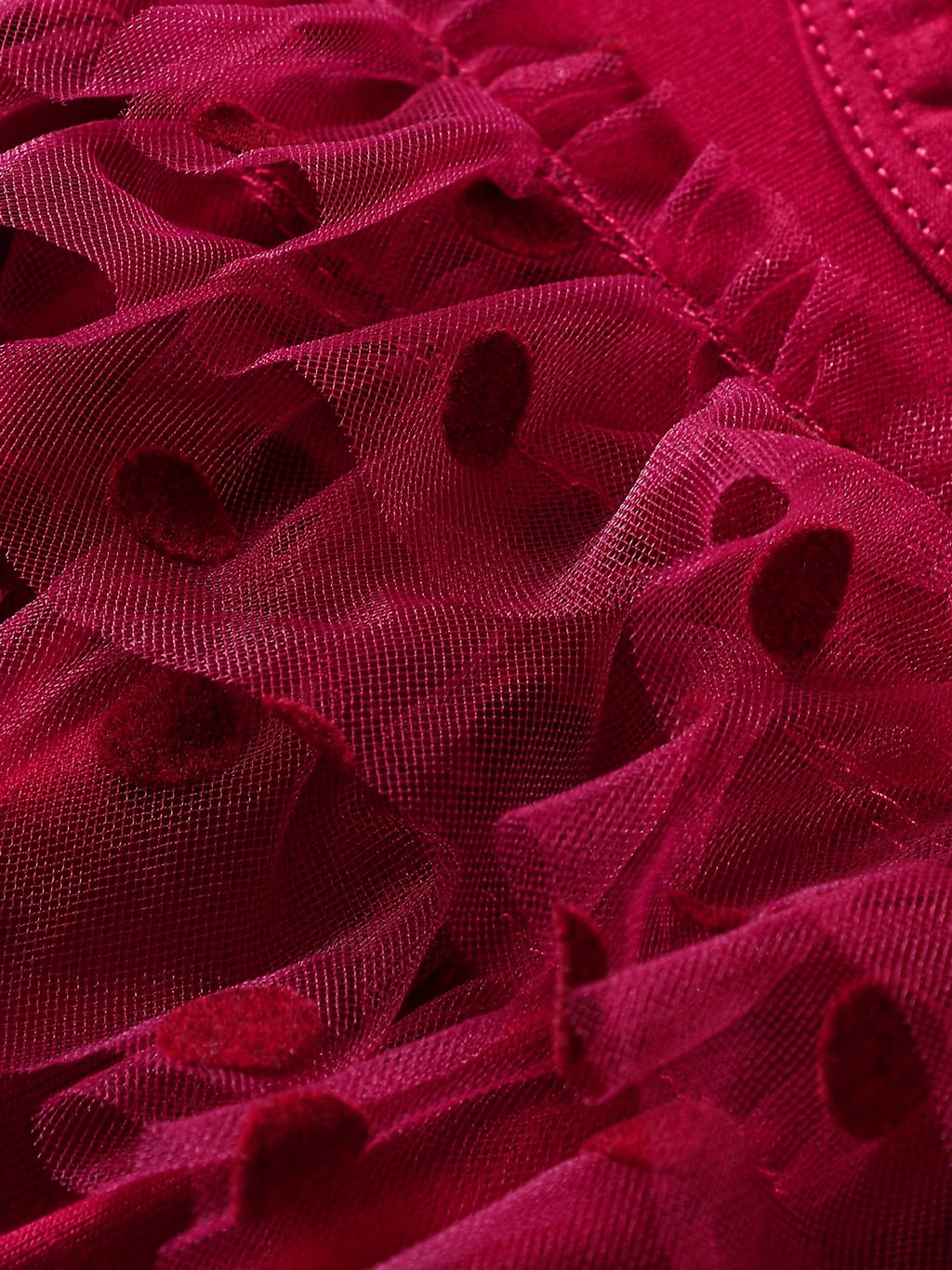 Vestido de Tul con Lunares para Niña