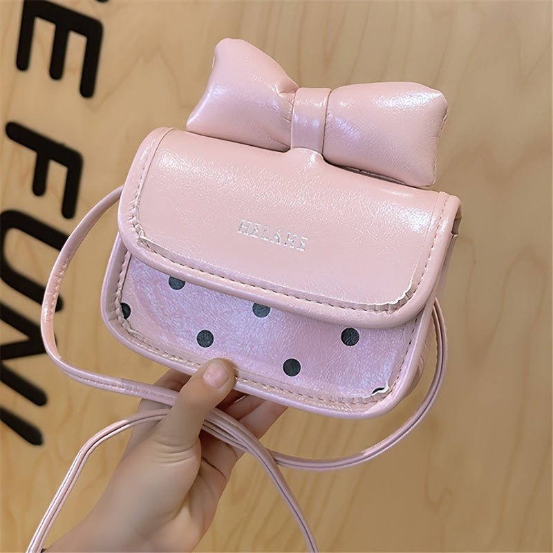 Bolsitas para niñas con lazo y estampado de lunares – Diseño moderno y divertido